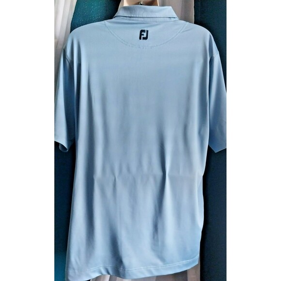 FootJoy FJ Blue Short Sleeve Performance Polo Shirt Men's Size XL - Picture 4 of 7